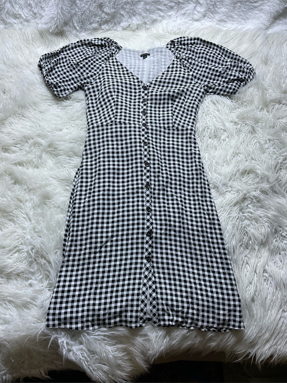 Ann Taylor Gingham Shirtdress
